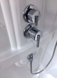 Душевая кабина Royal Bath BP левая стекло матовое 120x80см RB8120BP1-M-L